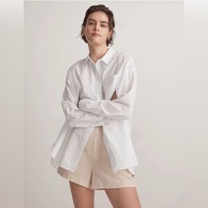 Madewell Signature Poplin Oversized Shirt